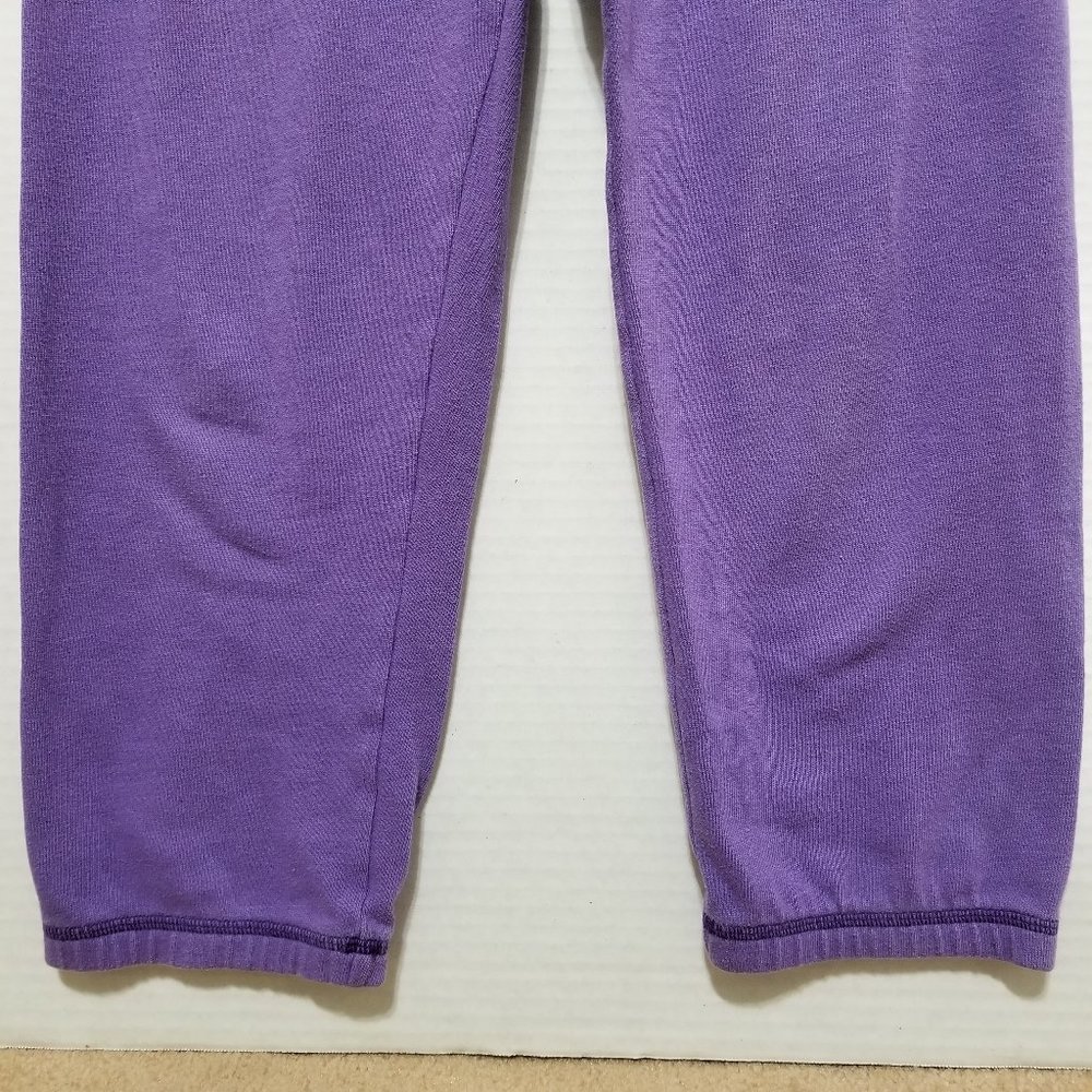 Victoria's Secret PINK pants XS heart logo graphic cropped capri sweats lounge - Picture 7 of 15